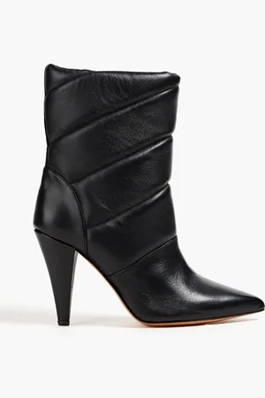 IRO Quilted leather ankle boots - - EU 37