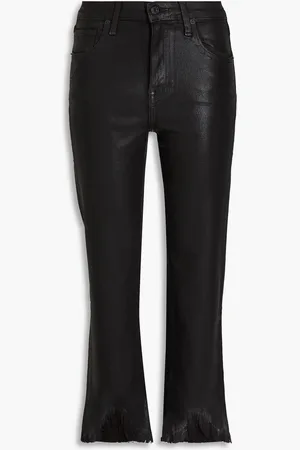 Simkhai Coated high-rise straight-leg jeans - - 29
