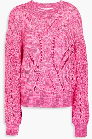 IRO Mélange open-knit sweater - Pink - M