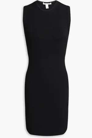 AUTUMN CASHMERE Cutout ribbed-knit mini dress - - S