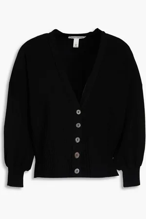 AUTUMN CASHMERE Pintucked knitted cardigan - - S