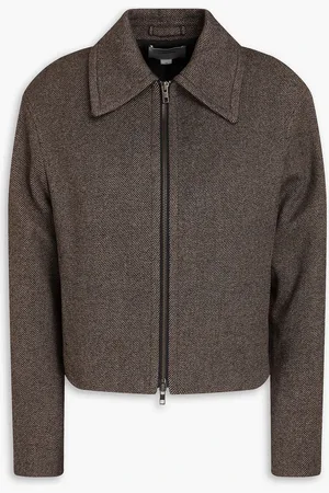 Vince Cotton-blend tweed jacket - Brown - XS