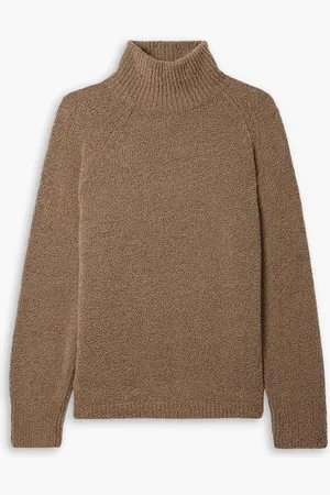 TOVE Bruna merino wool-blend bouclé turtleneck sweater - - L