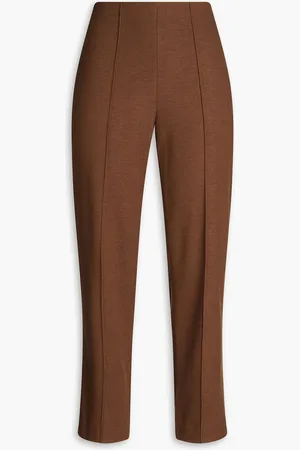 Vince Wool-blend flannel straight-leg pants - - US 6
