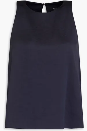 THEORY Satin top - Blue - M