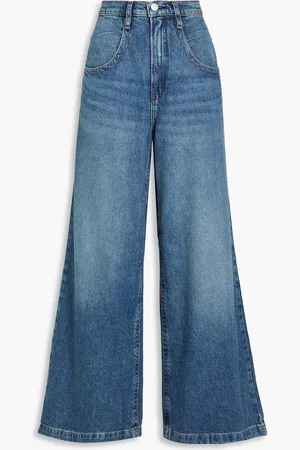 Frame The Skater high-rise wide-leg jeans - Blue - 25
