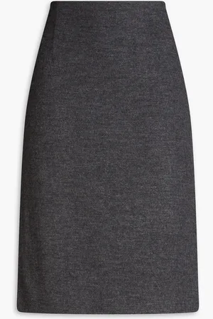 Vince Mélange wool pencil skirt - Gray - M
