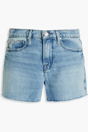 Frame Le Bridgette faded denim shorts - - 29