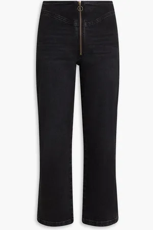 Frame Cropped mid-rise straight-leg jeans - - 26