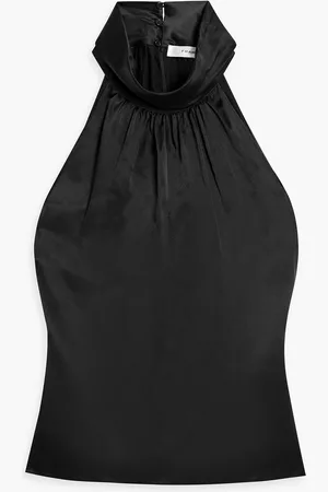 Frame Silk-satin top - - XL