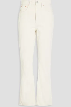RE/DONE 70s cotton-corduroy bootcut pants - White - 31