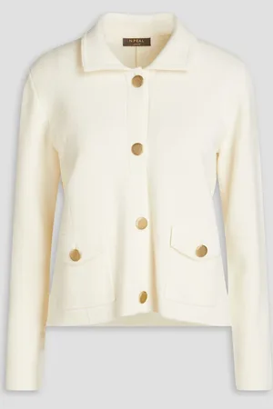 N.PEAL Cashmere cardigan - White - L