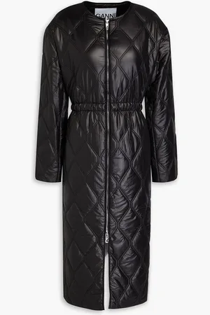 Ganni Quilted shell coat - - L/XL