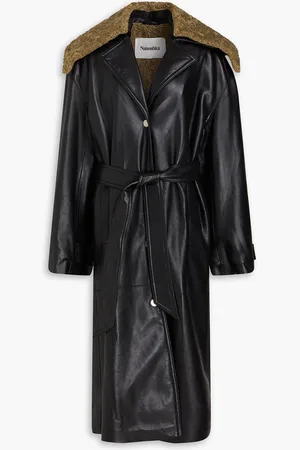 Nanushka Faux shearling coat - - M