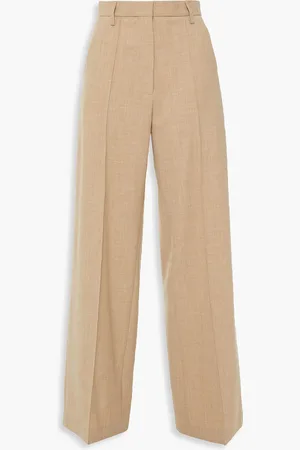 Nanushka Cleo mélange woven wide-leg pants - Neutral - L