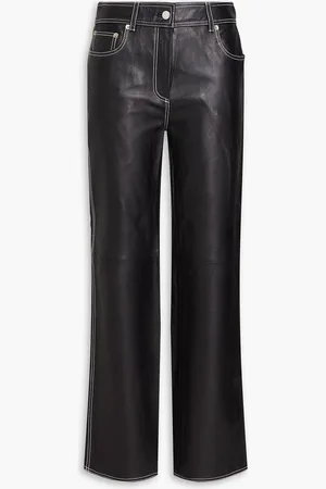 Stand Studio Leather straight-leg pants - - FR 44