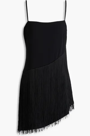 STINE GOYA Aurelie fringed crepe mini dress - - L