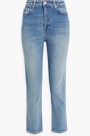 Ganni Cutye high-rise slim-leg jeans - Blue - 32W-32L