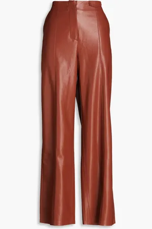 Nanushka OKOBOR™ wide-leg pants - Red - M