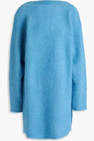 STINE GOYA Anahita metallic lamé mini dress - Blue - S
