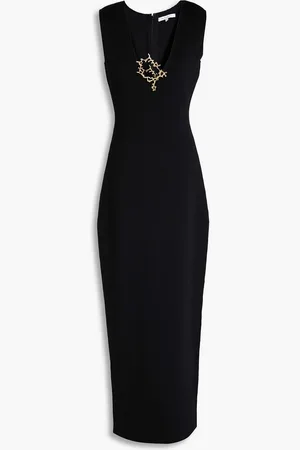RACHEL GILBERT Paloma embellished knitted gown - - M