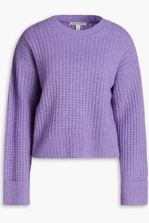 AUTUMN CASHMERE Waffle-knit cashmere sweater - - S