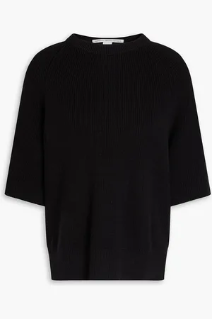 AUTUMN CASHMERE Ribbed cotton sweater - - S