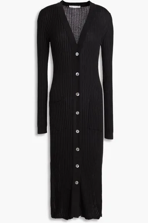 AUTUMN CASHMERE Ribbed cotton cardigan - - M