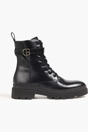 Claudie Pierlot Leather combat boots - - EU 36