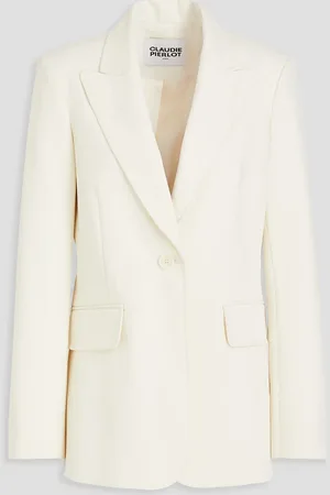 Claudie Pierlot Twill blazer - White - FR 40