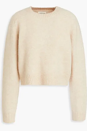 Antik Batik Tiba cropped knitted sweater - Neutral - FR 38
