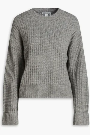 AUTUMN CASHMERE Waffle-knit cashmere sweater - - S