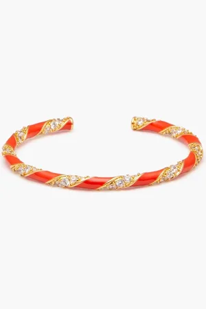 ZIMMERMANN Gold-tone enamel bangle - - L