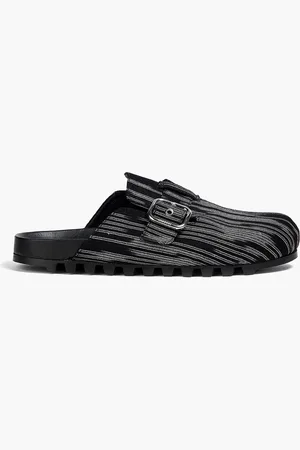 Missoni Buckled crochet-knit clogs - - EU 43