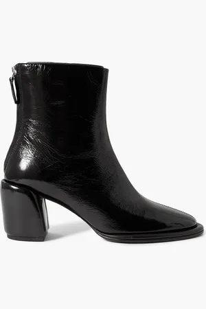 3.1 Phillip Lim Naomi glossed-leather ankle boots - - EU 38
