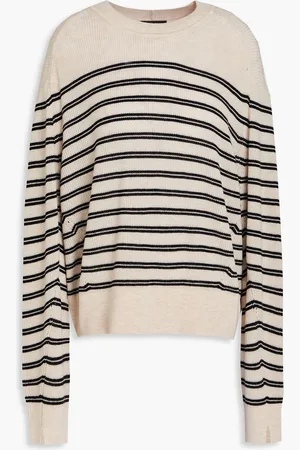 RAG&BONE Bree striped wool sweater - Neutral - XS