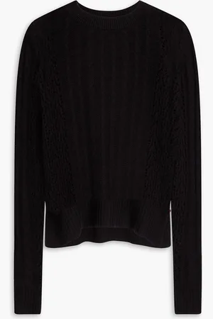 AUTUMN CASHMERE Cable-knit cashmere sweater - - L