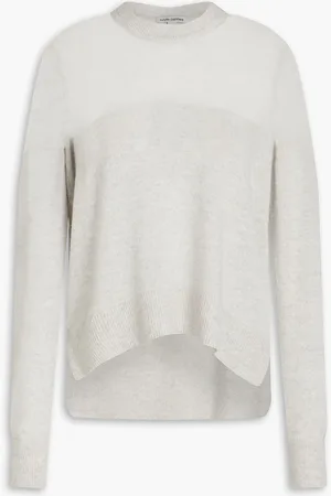 AUTUMN CASHMERE Mélange cashmere sweater - Gray - S
