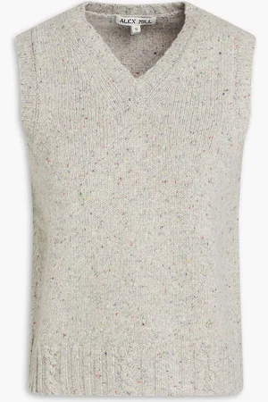 ALEX MILL Francis Donegal merino wool-blend vest - Gray - L