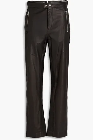 RAG&BONE Sedona leather straight-leg pants - - US 2