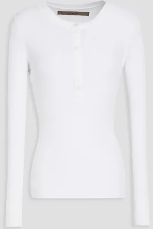 ENZA COSTA Cotton waffle-knit top - - XS