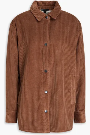 James Perse Cotton and wool-blend corduroy jacket - - 1