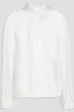 3.1 Phillip Lim Burnout-effect satin blouse - White - US 0