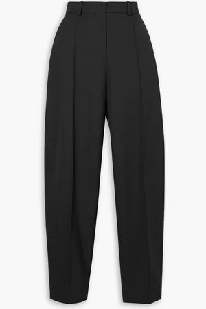 Totême Pleated woven tapered pants - - FR 36