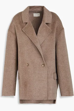 Loulou Studio Lina oversized brushed wool and cashmere-blend felt blazer - Neutral - L