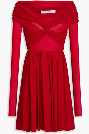 Serafini Twisted cutout tulle mini dress - - IT 38