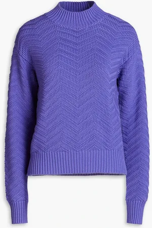 AUTUMN CASHMERE Cotton turtleneck sweater - - L