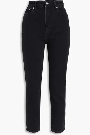 Ganni Cropped high-rise slim-leg jeans - - 30W-32L