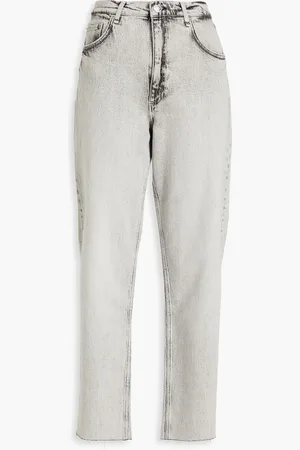 RAG&BONE Harlow mid-rise straight-leg jeans - Gray - 31
