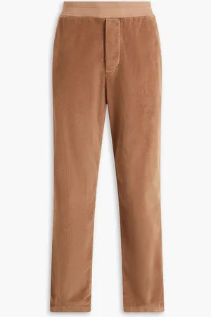 James Perse Stretch-cotton corduroy chinos - Brown - 4